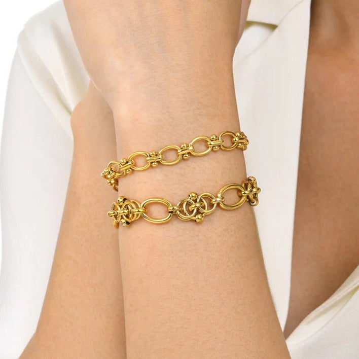 Pulsera Cadena Golden Touch
