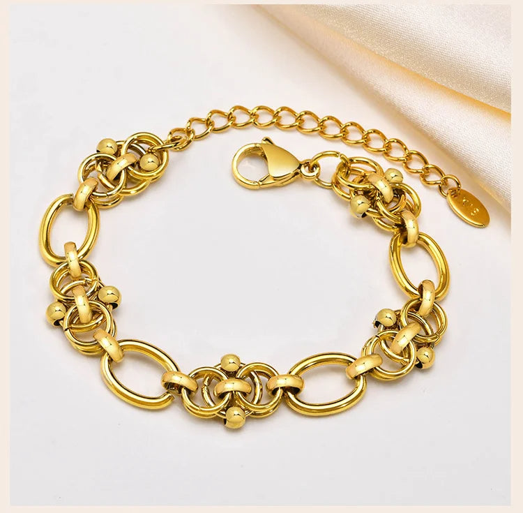 Pulsera Cadena Golden Touch