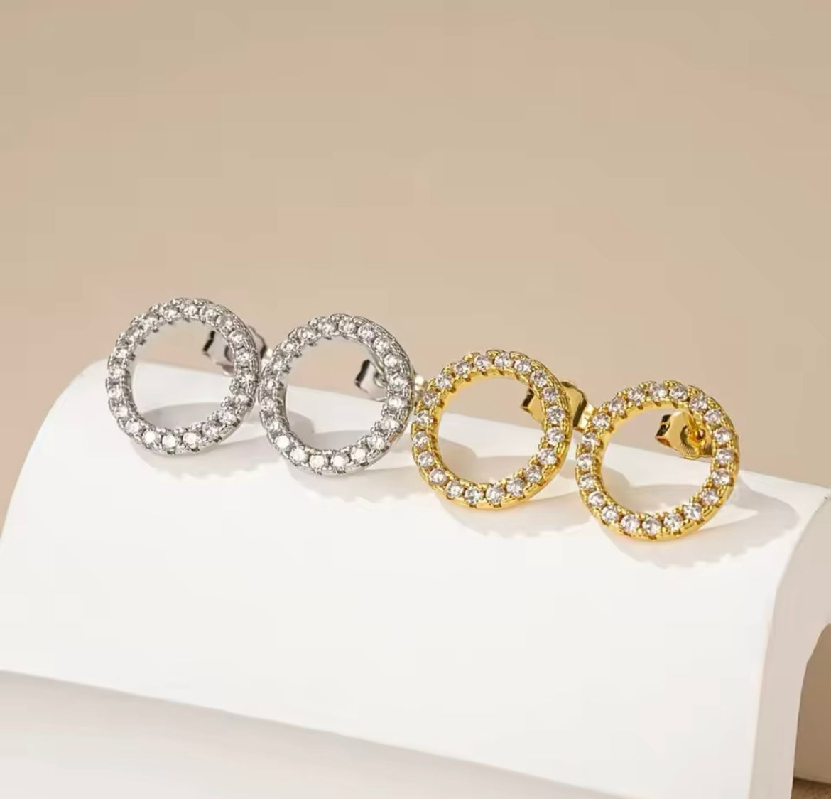 Pendientes Silver Infinite